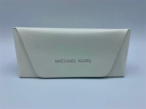 white michael kors glasses case|michael kors glasses case white.